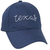 Wholesale - Navy Embroidery State Hat- Texas C/P 24, UPC: 885114879519